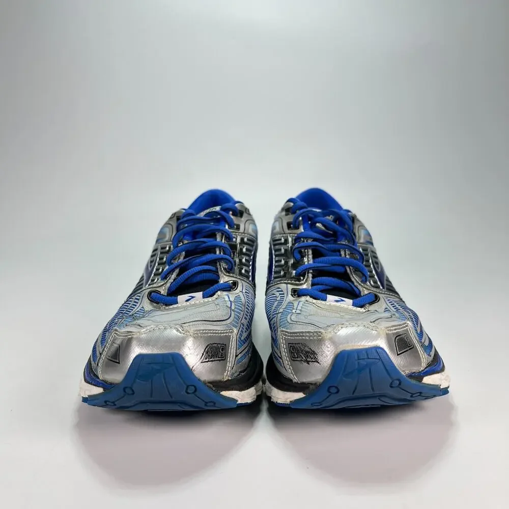 Brooks Glycerin 13 Blue Silver Athletic Neutral Running Shoes Men's Size 10.5 - Picture 2 of 12